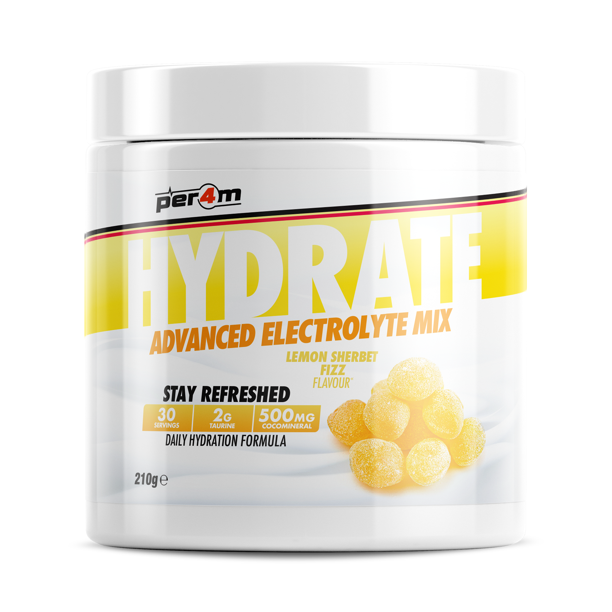 Hydrate Electrolyte Mix Lemon Sherbet Fizz