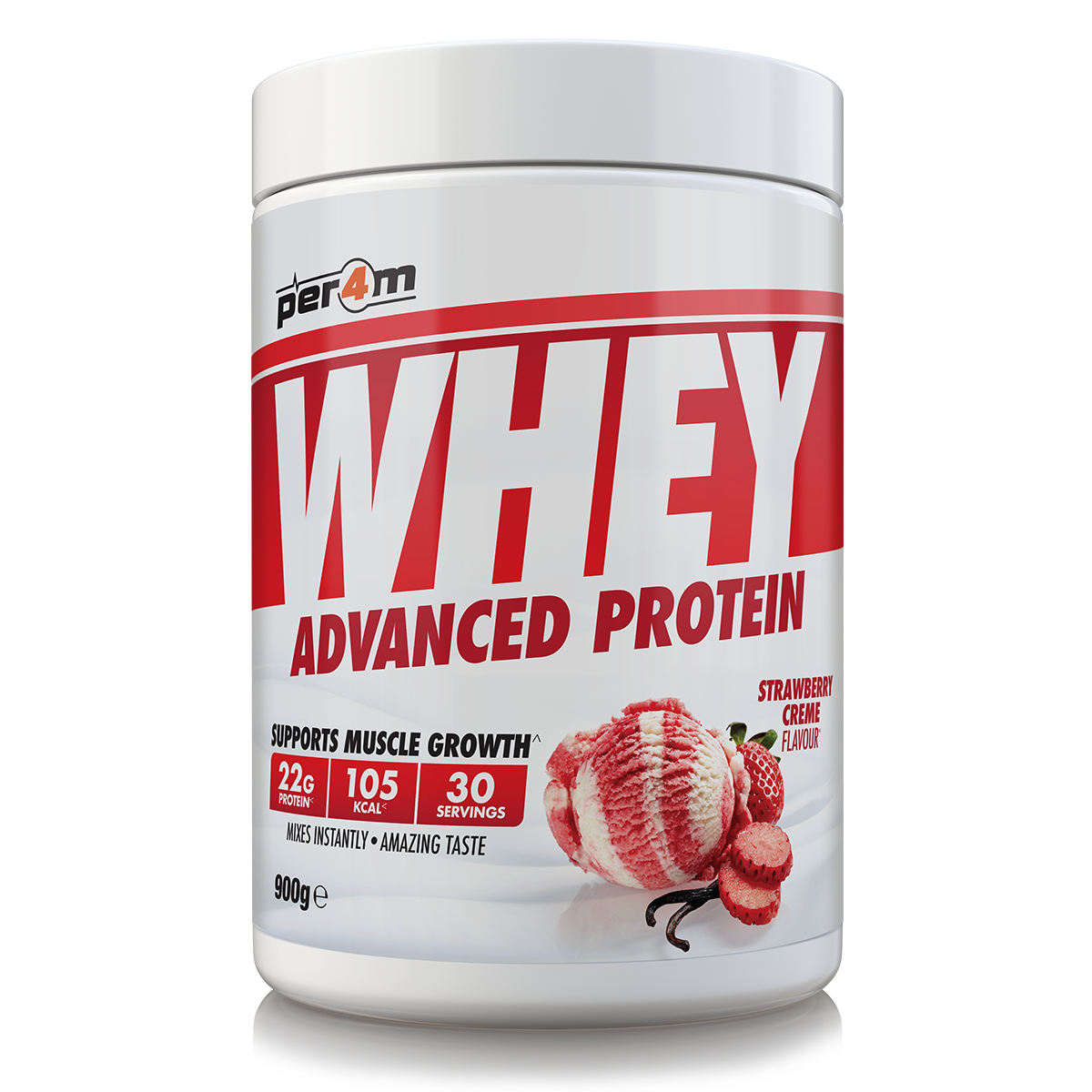 Whey Protein Strawberry Cream