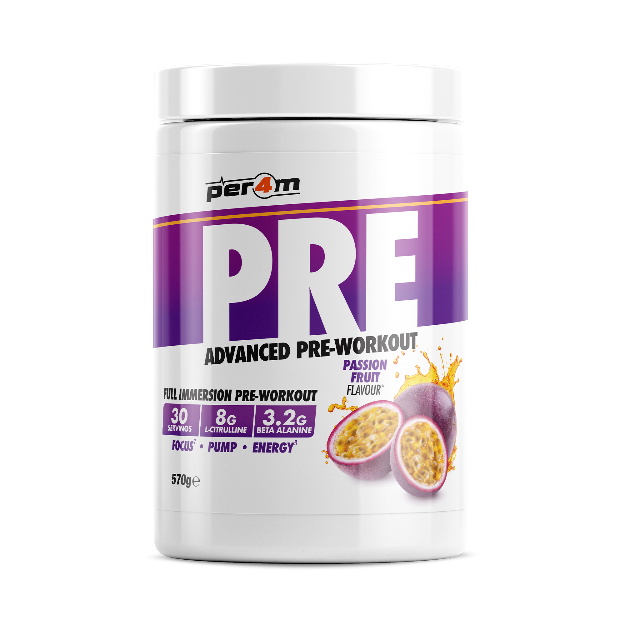 Pre-Workout Stim Passion Fruit