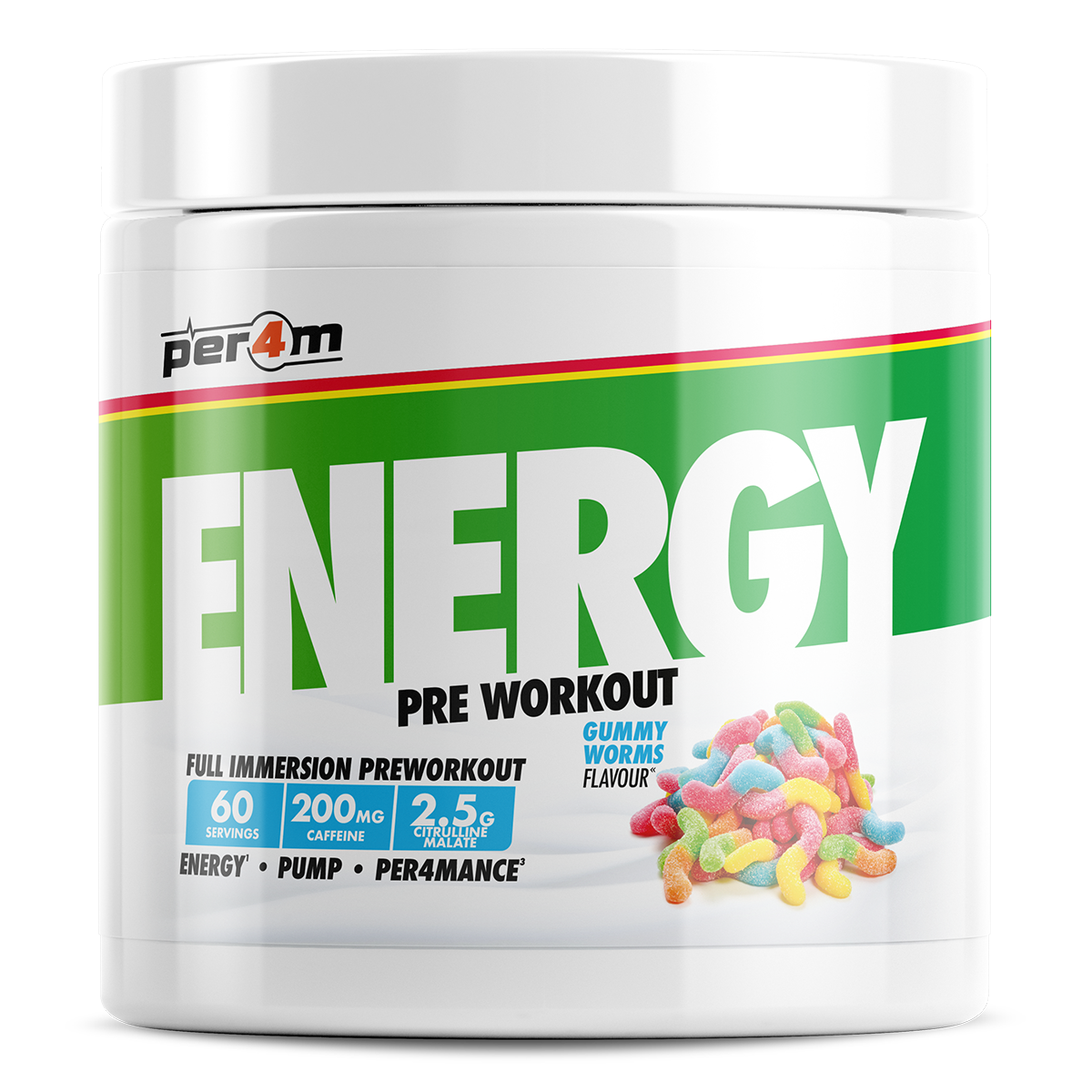 Energy Pre Workout Gummy Worms