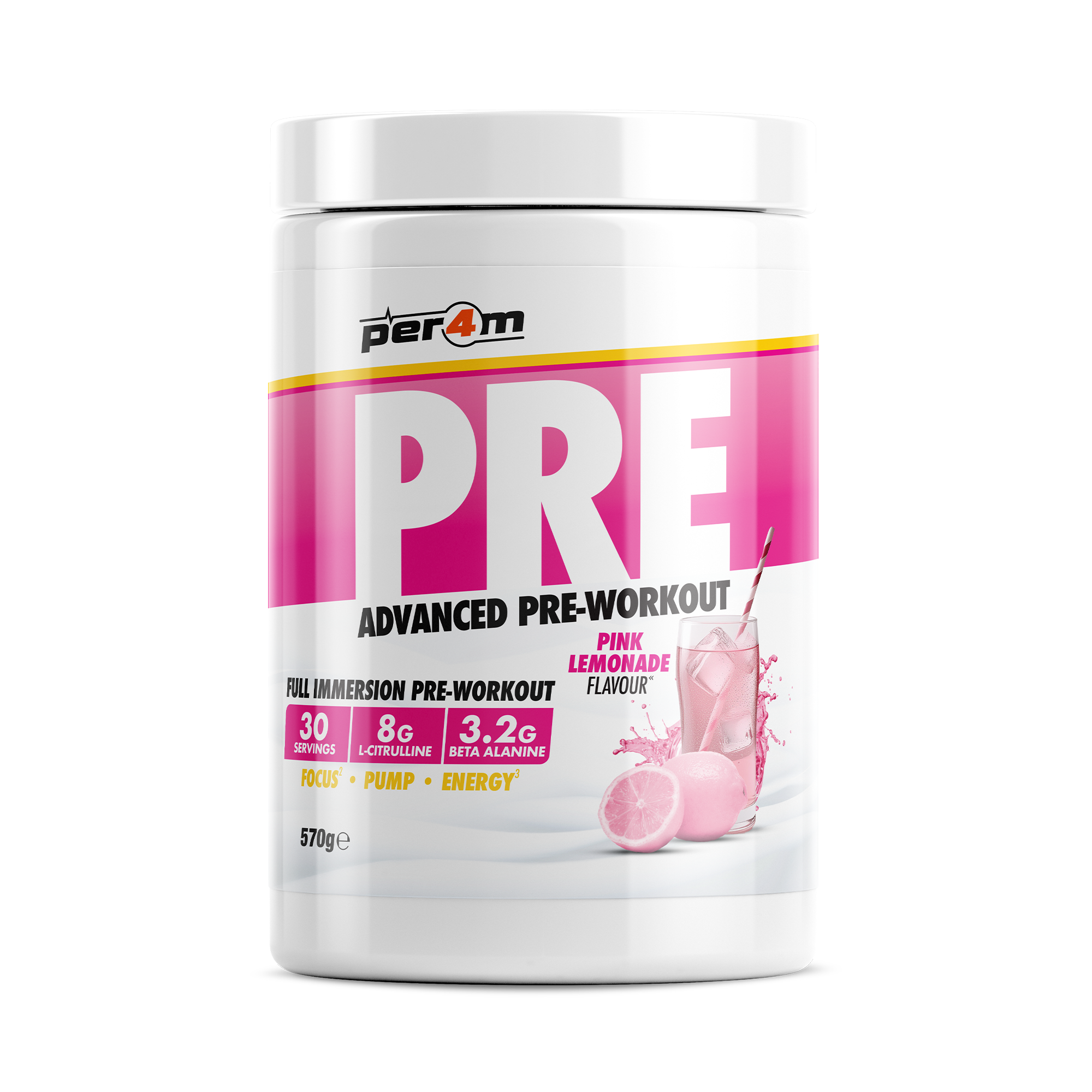 Pre Workout Stim Pink Lemonade