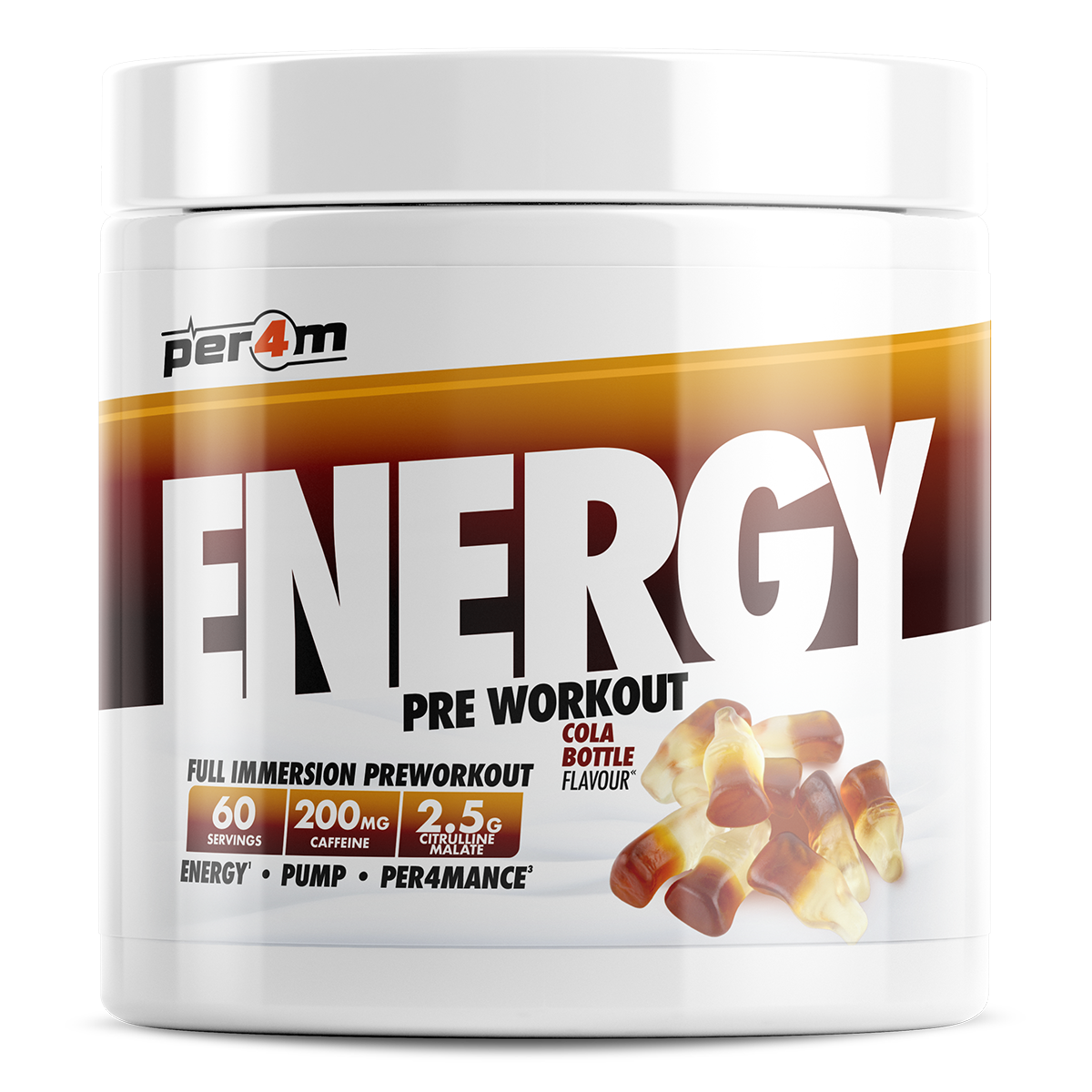 Energy Pre Workout Cola Bottle