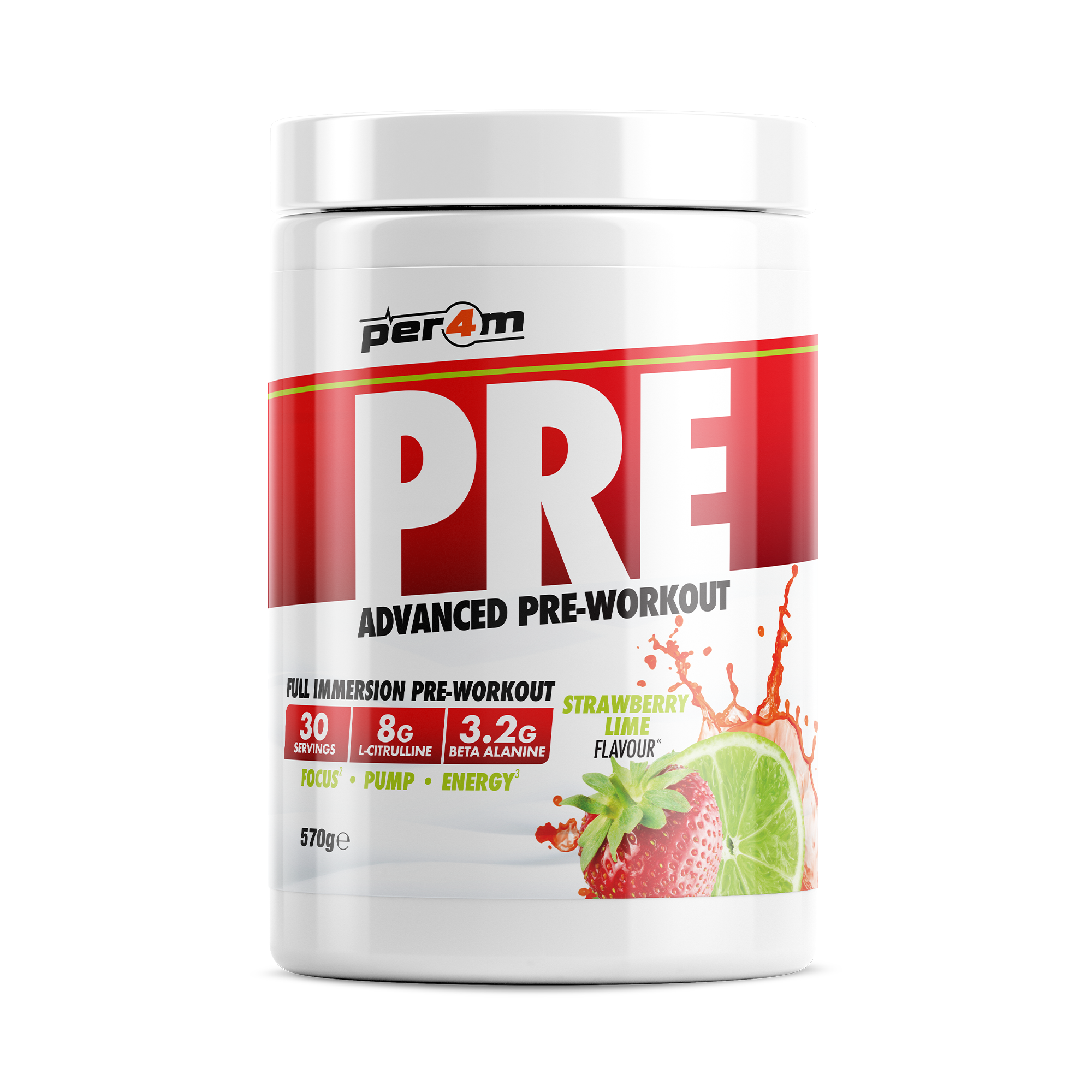 Pre Workout Stim Strawberry Lime